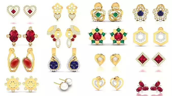 663 STUDS EARRINGS COLLECTION  