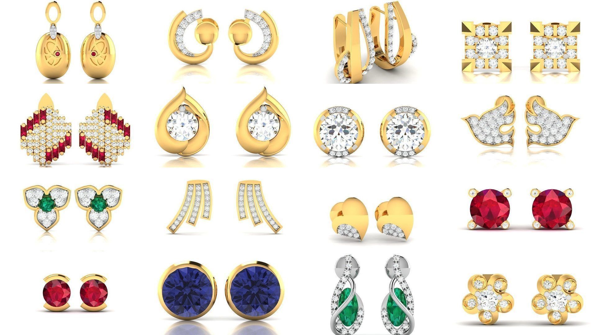 663 STUDS EARRINGS COLLECTION  _16
