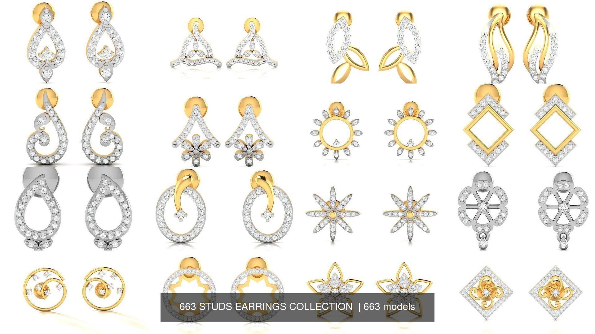 663 STUDS EARRINGS COLLECTION  _81
