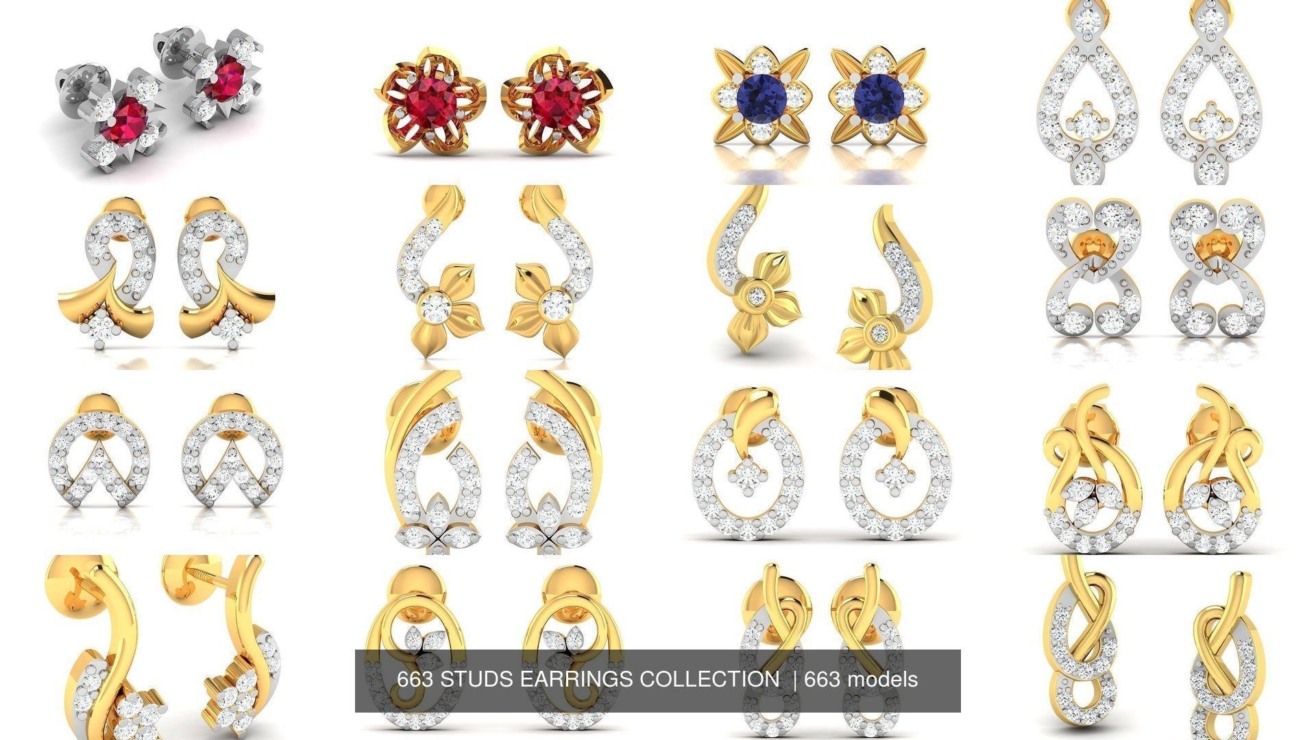 663 STUDS EARRINGS COLLECTION  _27