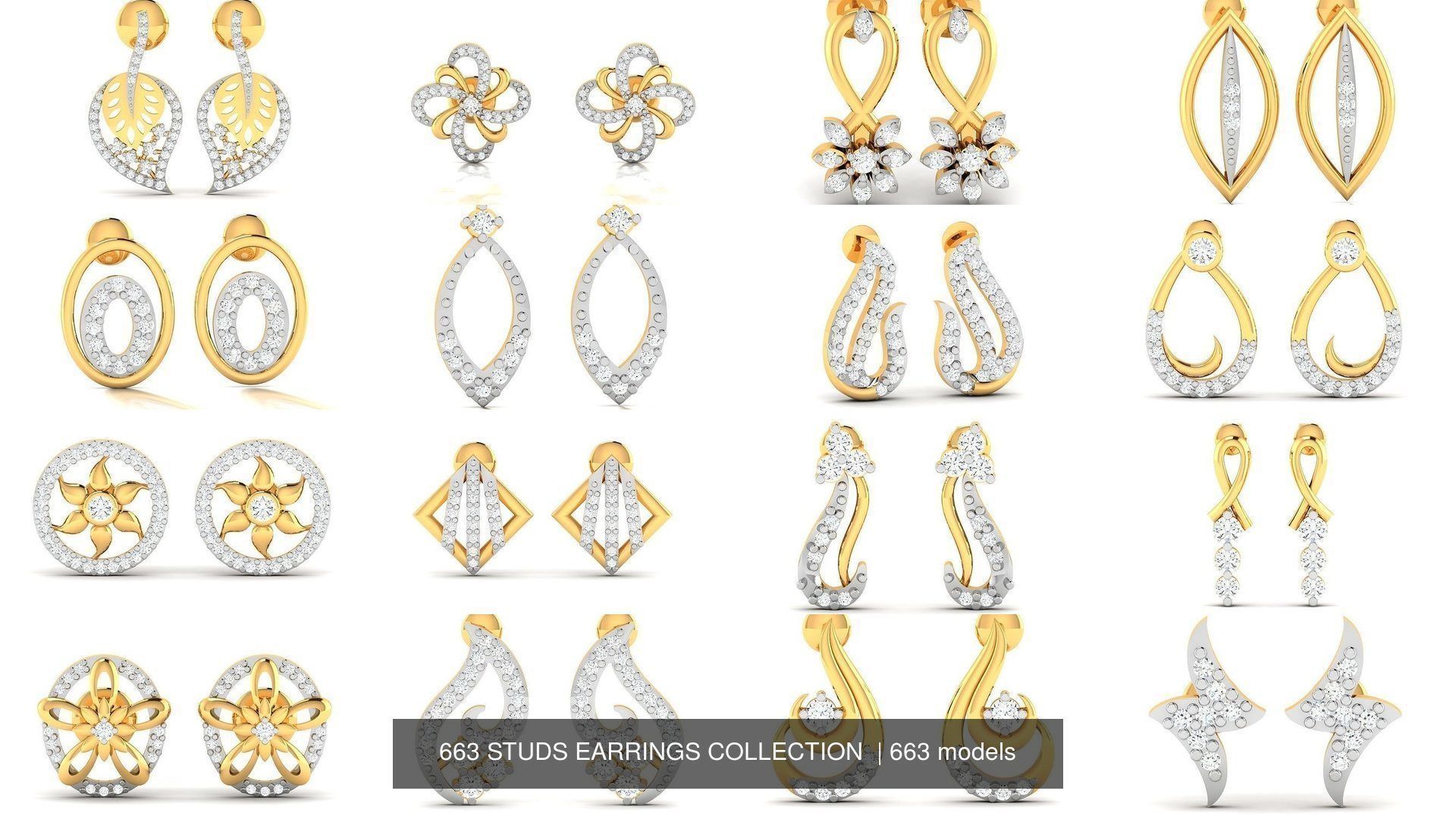 663 STUDS EARRINGS COLLECTION  _48