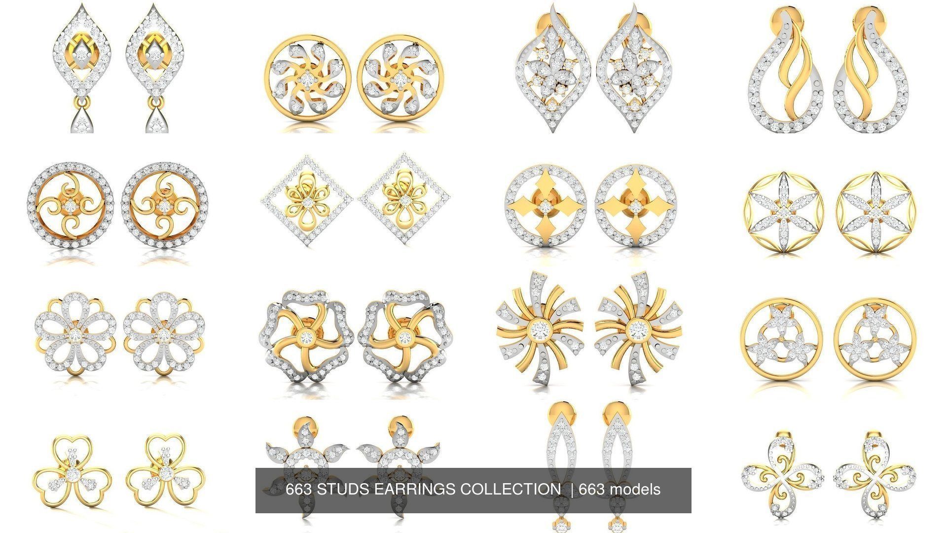 663 STUDS EARRINGS COLLECTION  _77