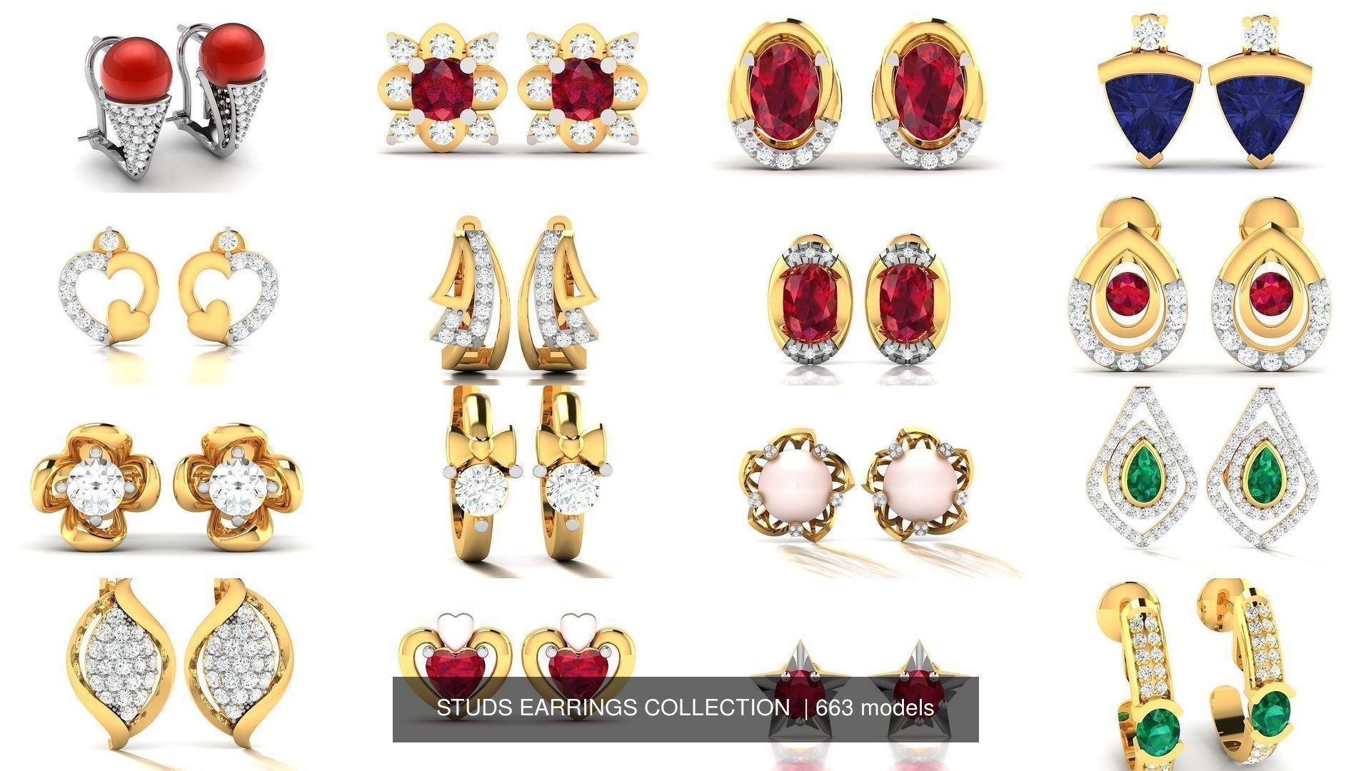 663 STUDS EARRINGS COLLECTION  _4