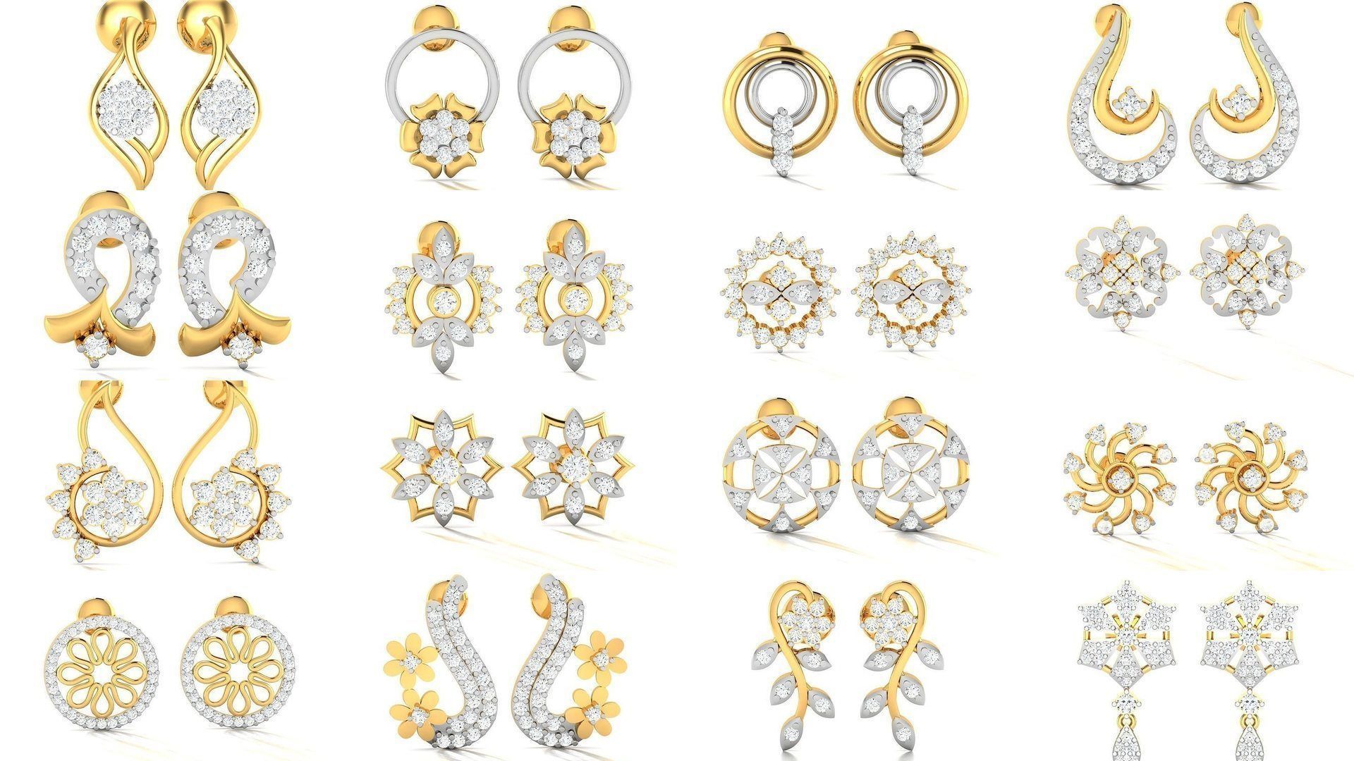 663 STUDS EARRINGS COLLECTION  _135