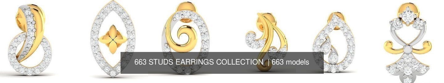 663 STUDS EARRINGS COLLECTION  _30