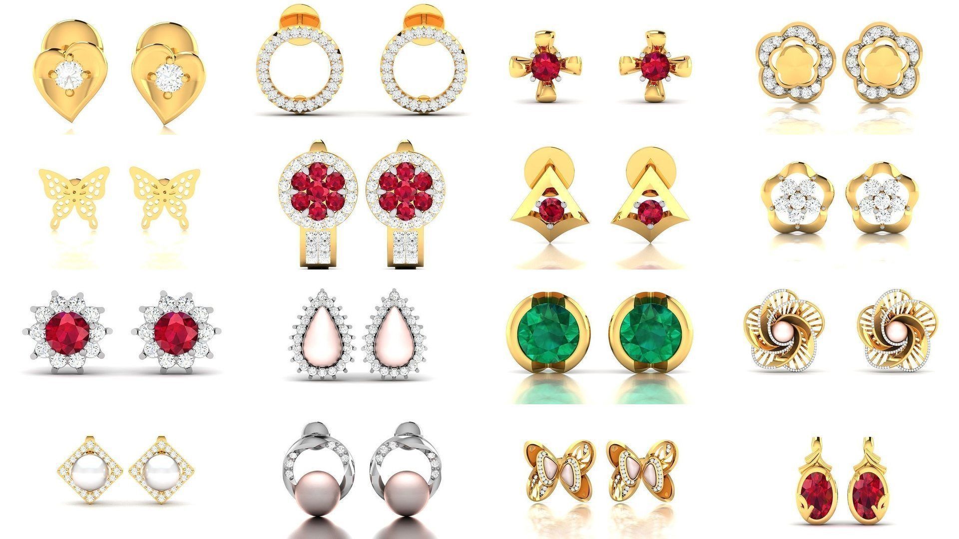 663 STUDS EARRINGS COLLECTION  _18