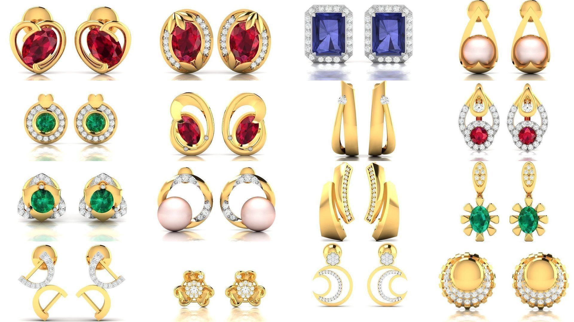 663 STUDS EARRINGS COLLECTION  _51