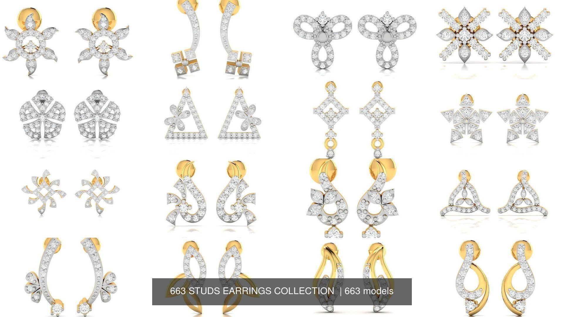 663 STUDS EARRINGS COLLECTION  _65