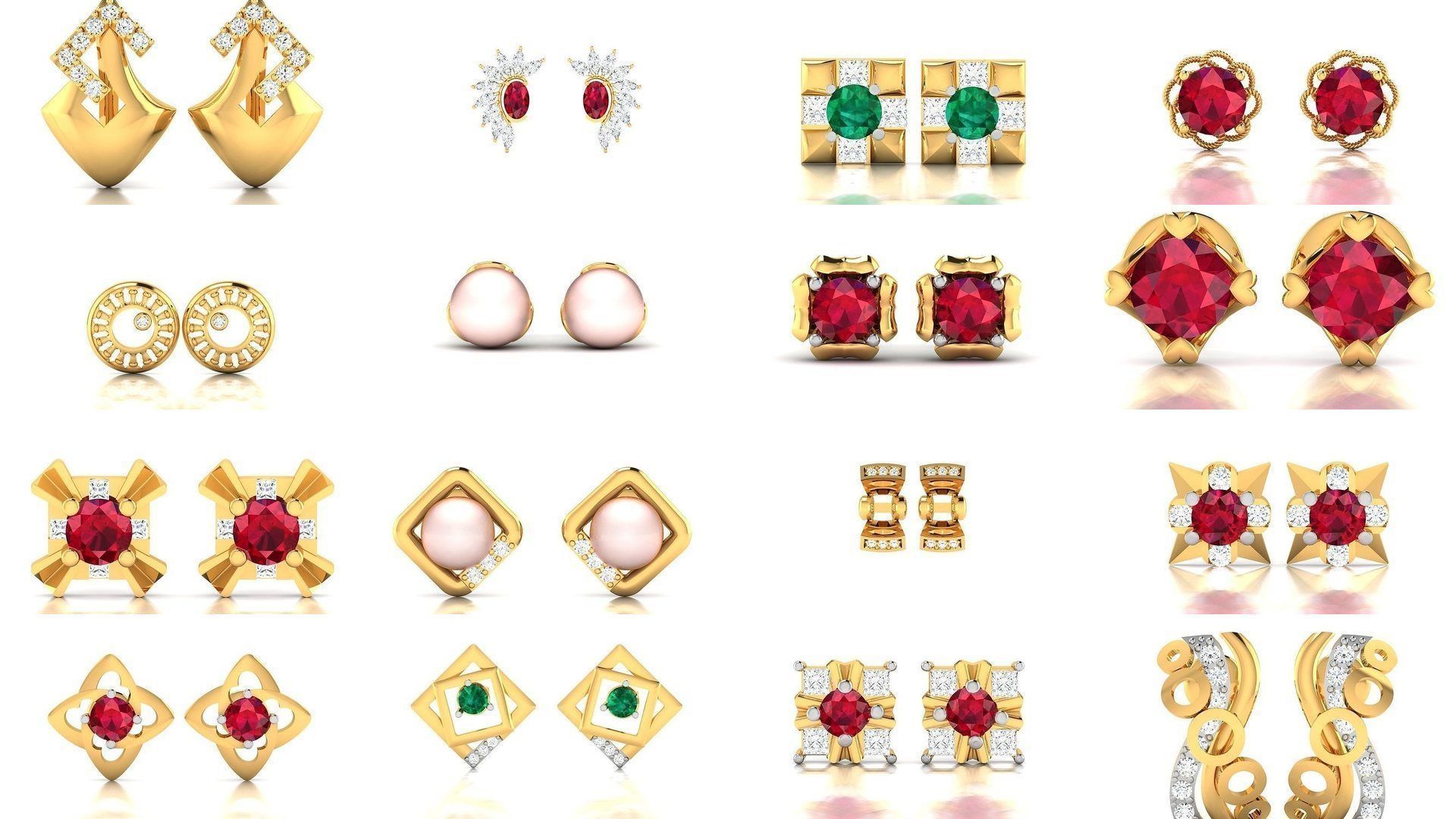 663 STUDS EARRINGS COLLECTION  _26