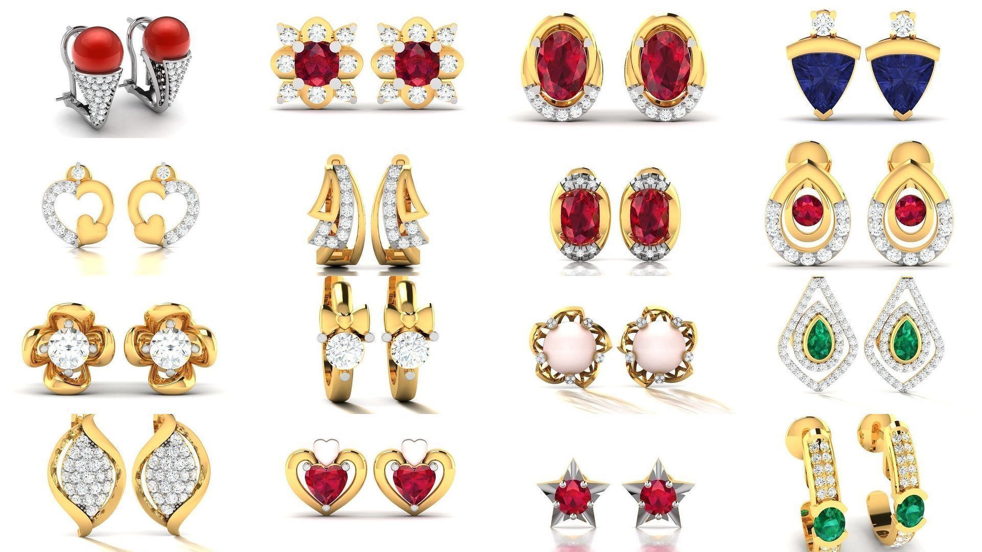 663 STUDS EARRINGS COLLECTION  _2