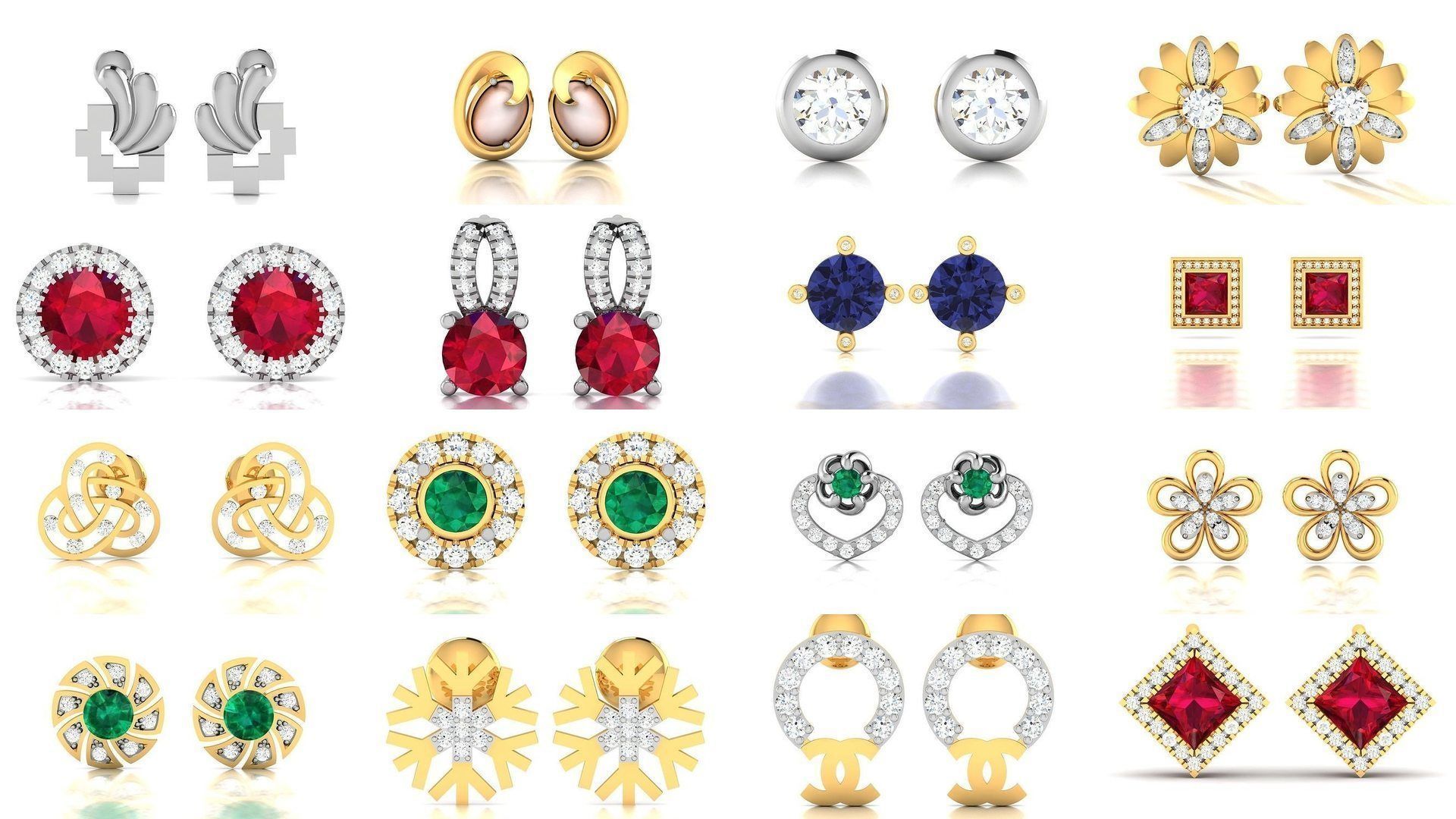 663 STUDS EARRINGS COLLECTION  _11