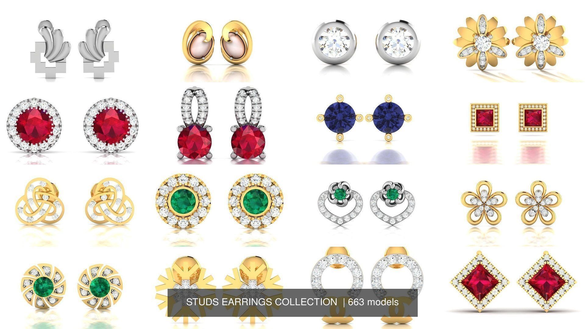 663 STUDS EARRINGS COLLECTION  _14