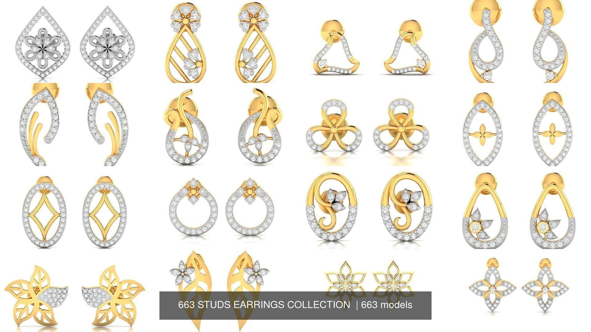 663 STUDS EARRINGS COLLECTION  _85