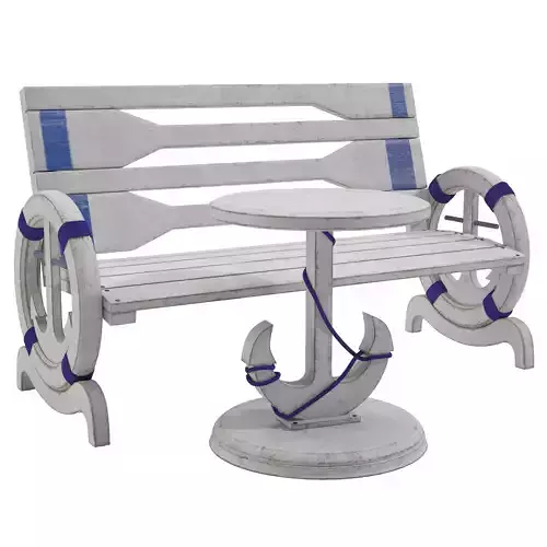 Garden furniture 1 3D model