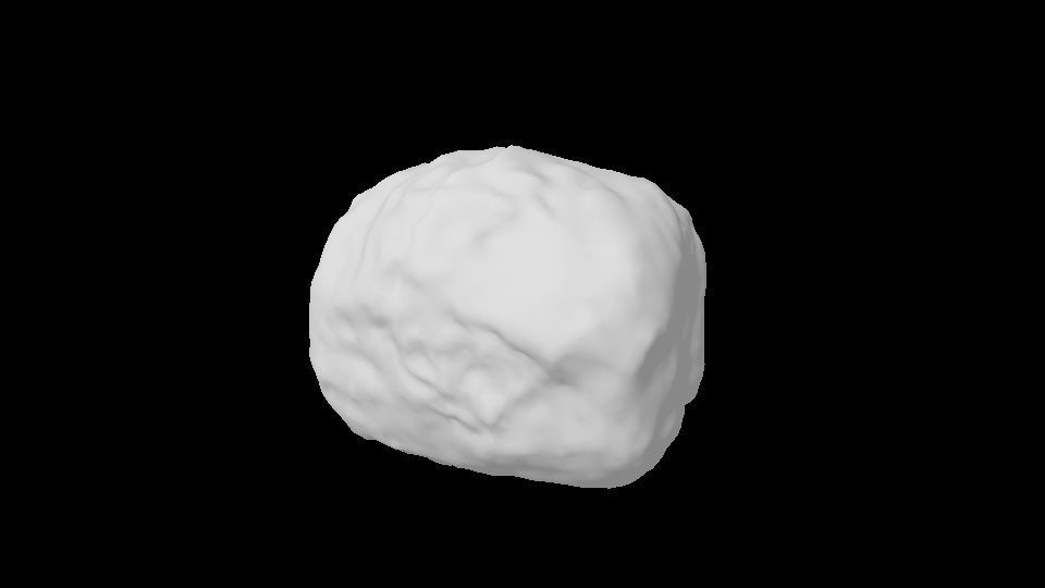 Mossy Rock 2 PBR Low-poly 3D model_2