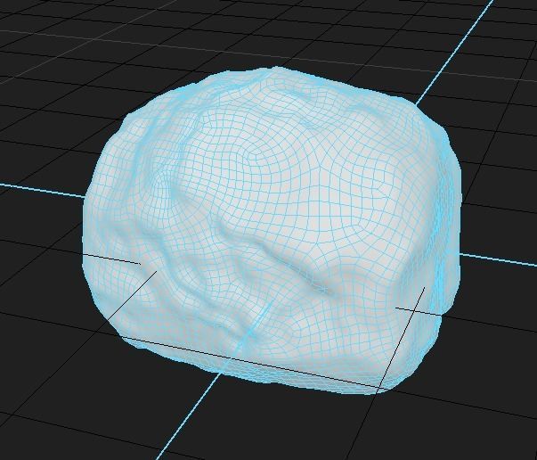 Mossy Rock 2 PBR Low-poly 3D model_1