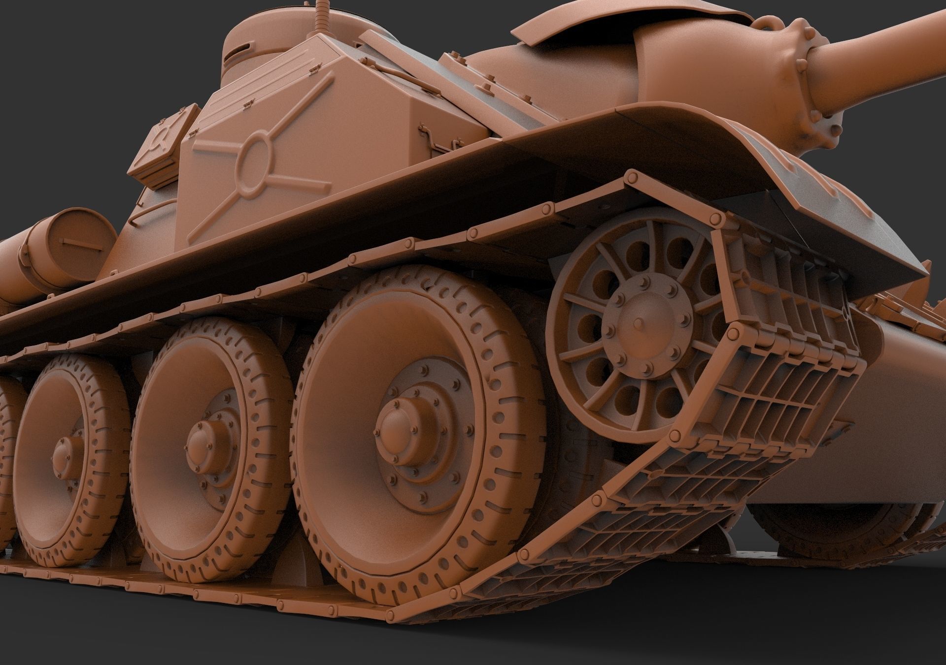 SU-100 USSR 3D model_21