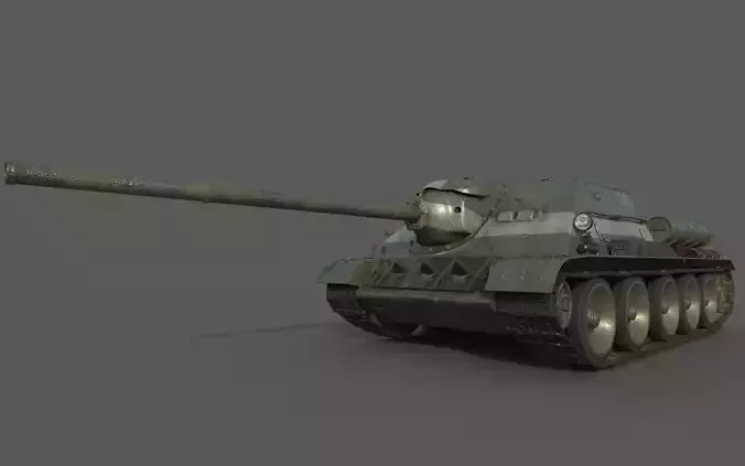 SU-100 USSR 3D model