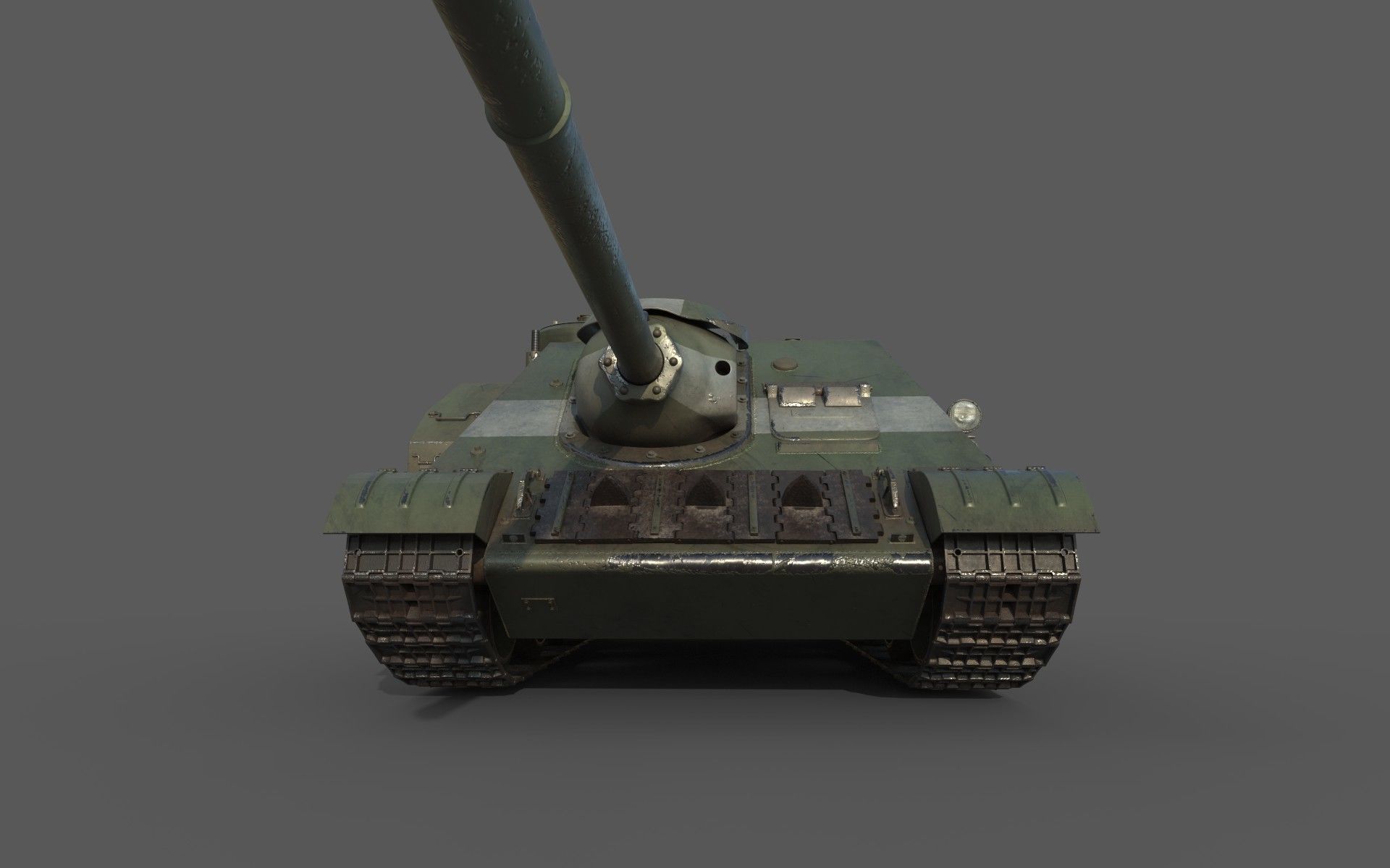 SU-100 USSR 3D model_1