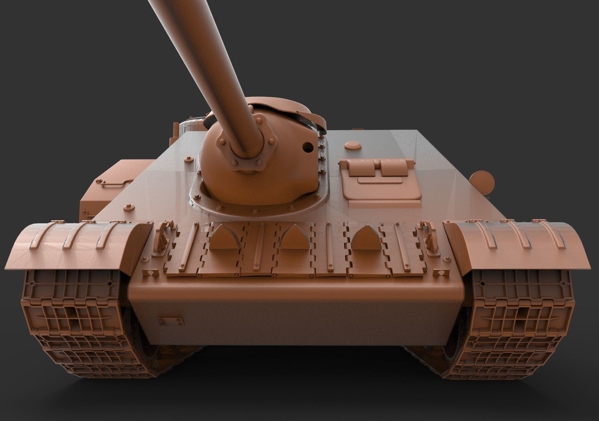 SU-100 USSR 3D model_17