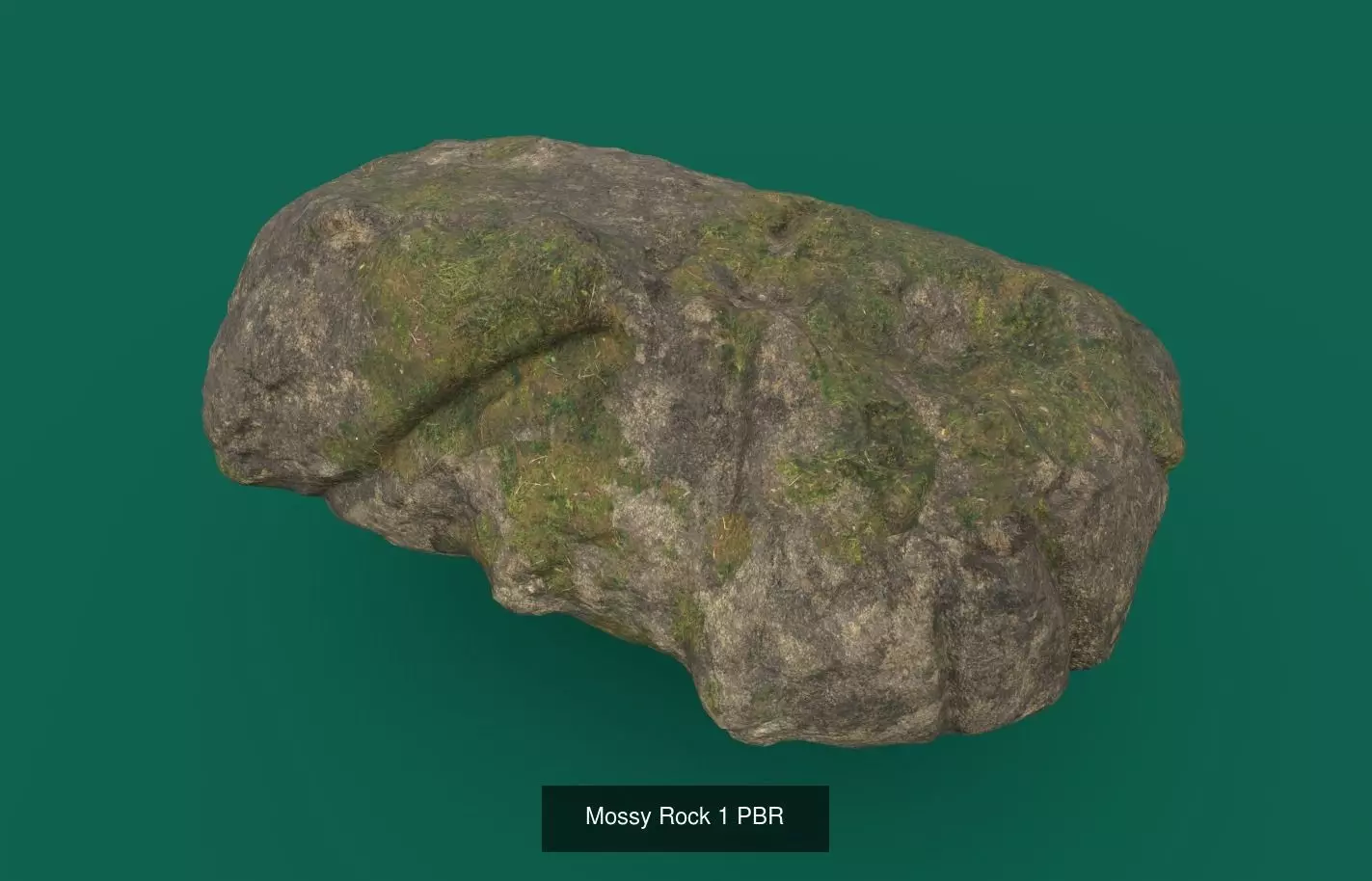 Mossy Rocks Pack and Low-poly 3D Model Collection_0