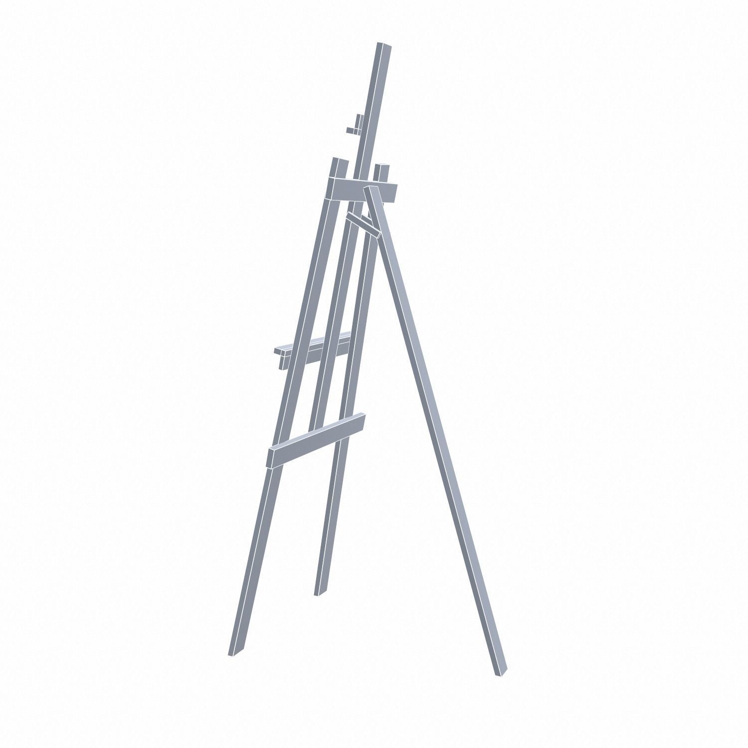 Easel Stand - PBR Low-poly 3D model_9