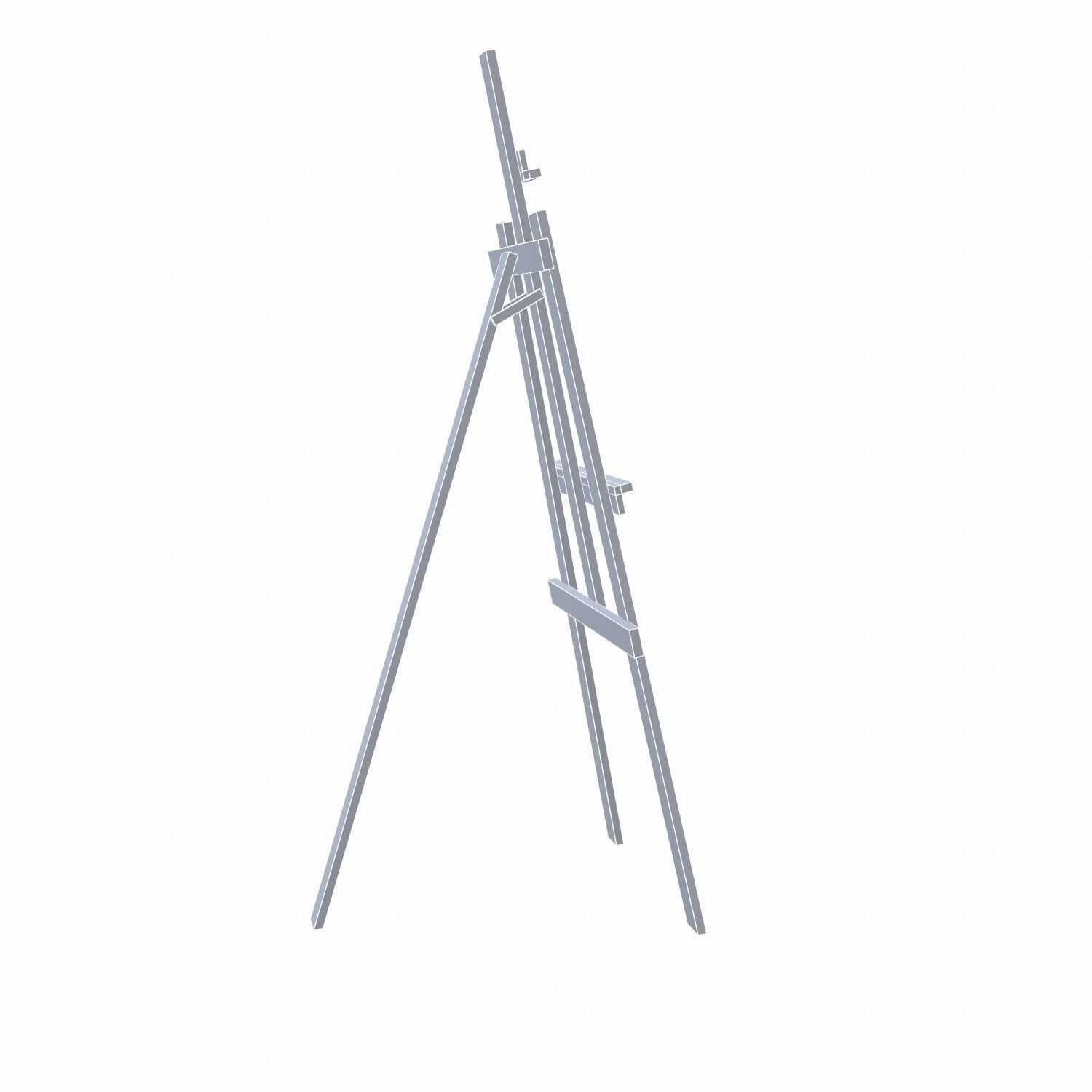 Easel Stand - PBR Low-poly 3D model_12