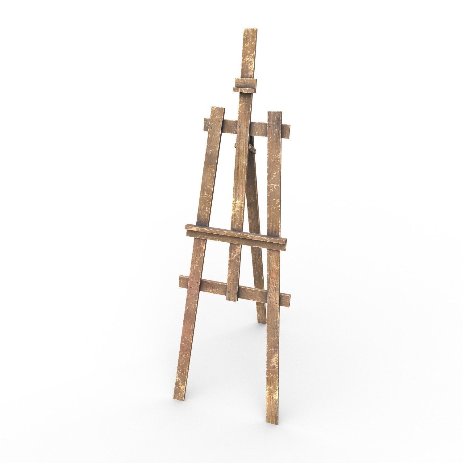 Easel Stand - PBR Low-poly 3D model_7