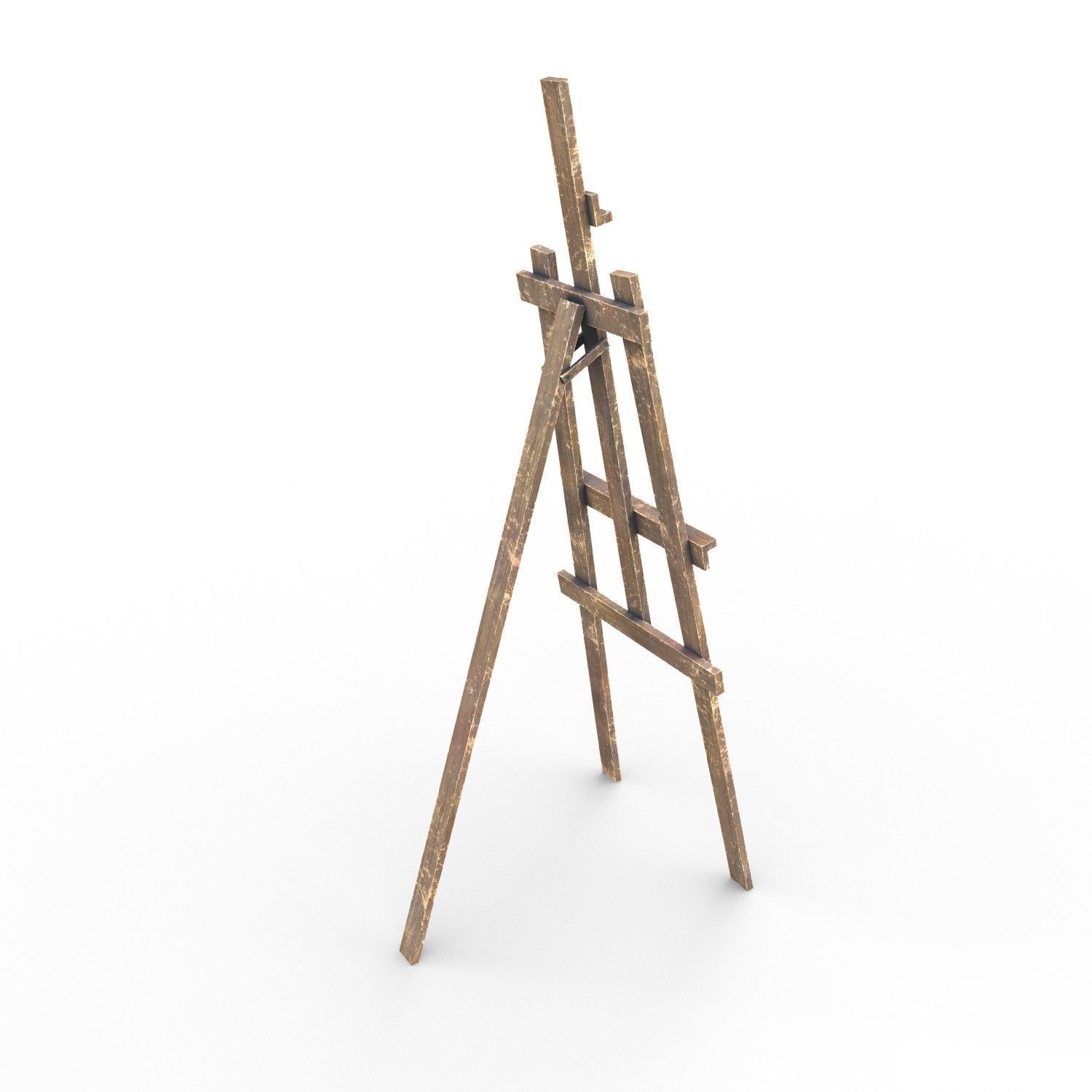Easel Stand - PBR Low-poly 3D model_4