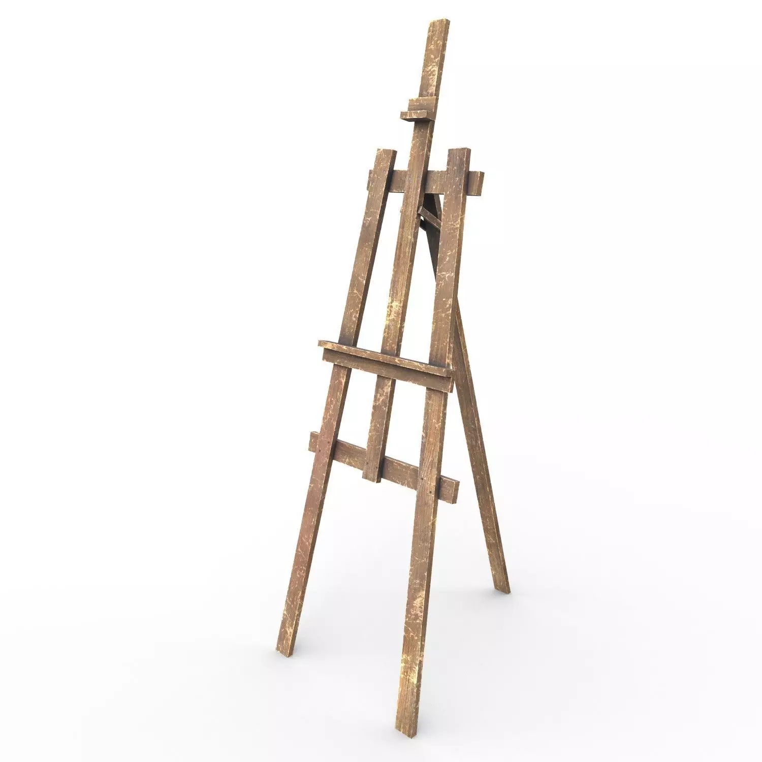 Easel Stand - PBR Low-poly 3D model_0