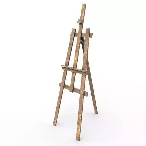 Easel Stand - PBR Low-poly 3D model Easel Stand - PBR Low-poly 3D model