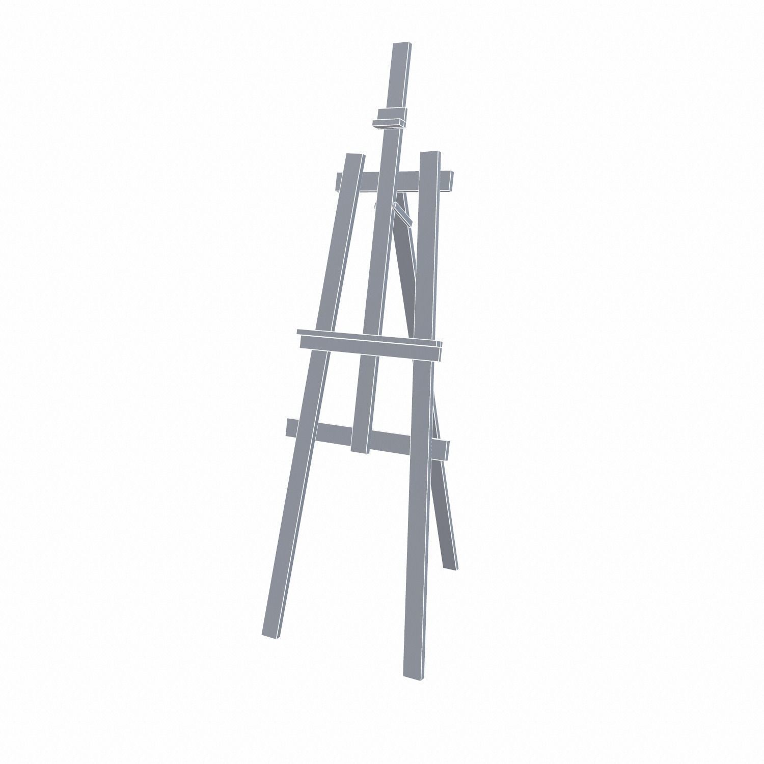 Easel Stand - PBR Low-poly 3D model_15