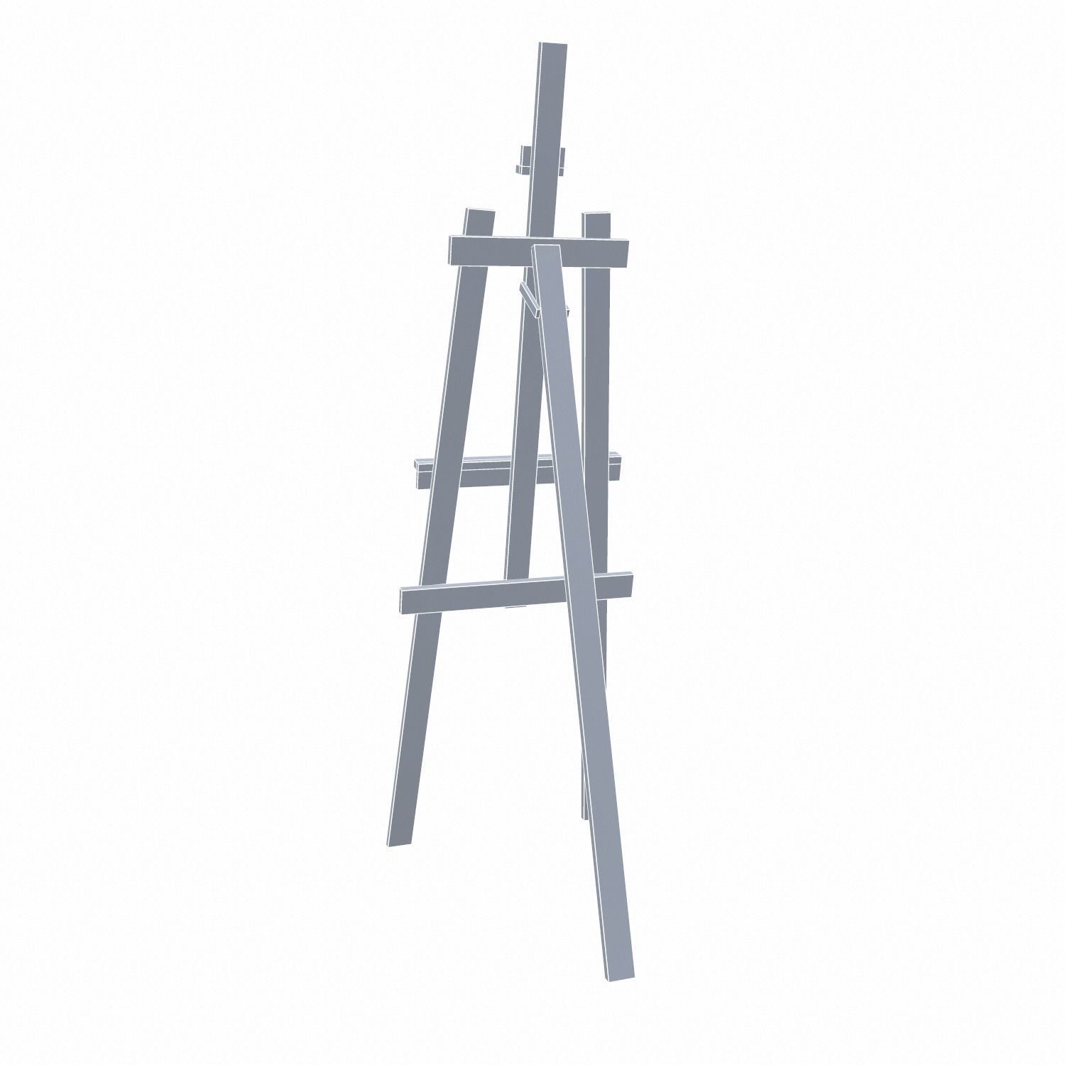 Easel Stand - PBR Low-poly 3D model_10