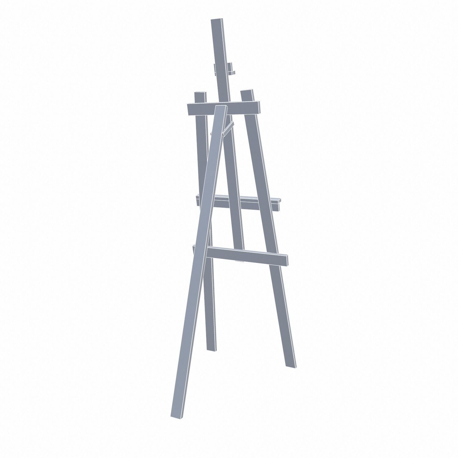 Easel Stand - PBR Low-poly 3D model_11