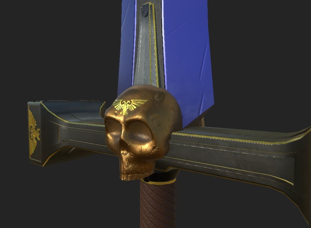 Power Sword 3D model_4