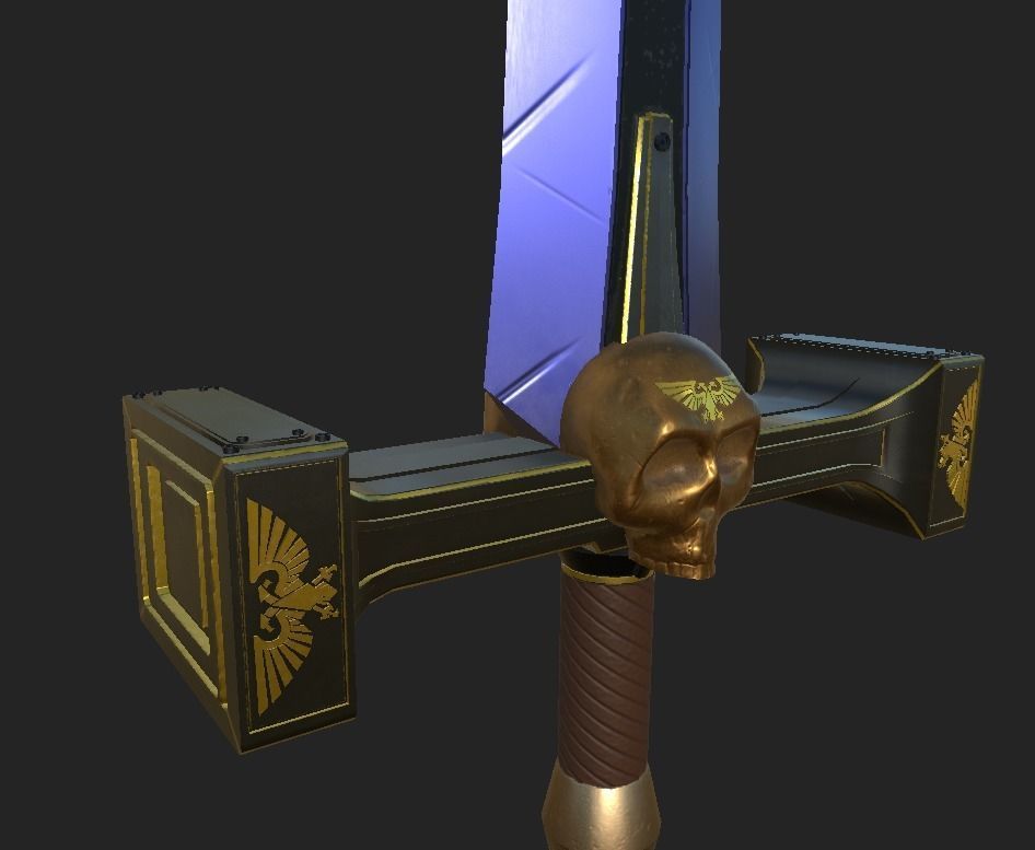 Power Sword 3D model_1