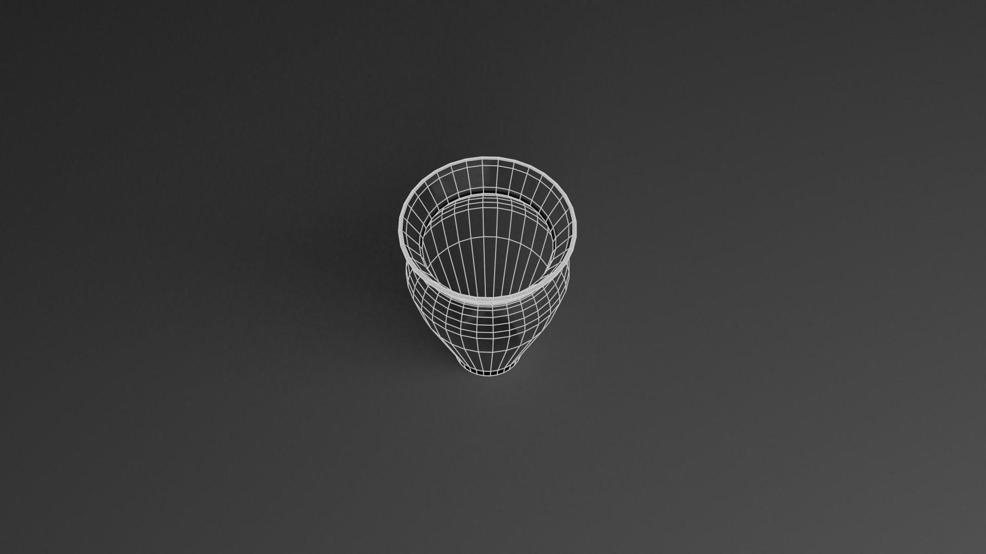 Glass Vase Low Poly Free low-poly 3D model_4