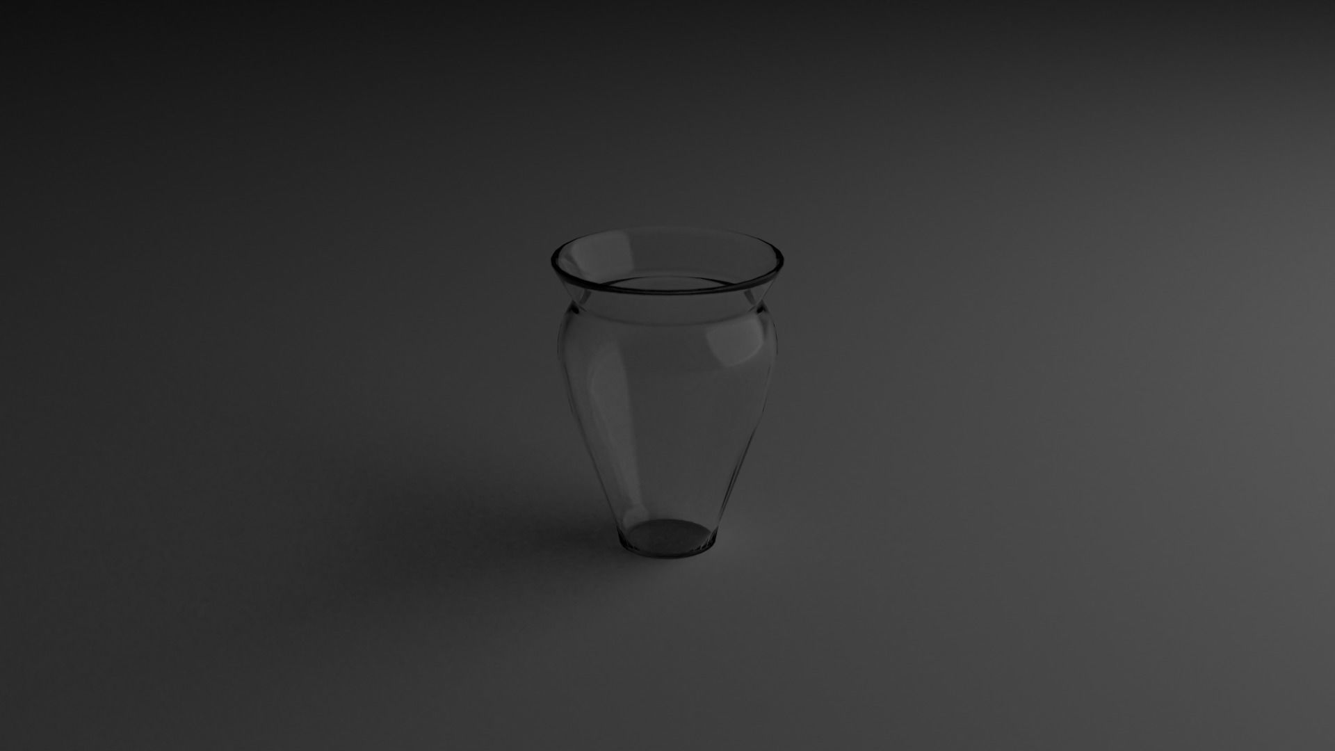Glass Vase Low Poly Free low-poly 3D model_3