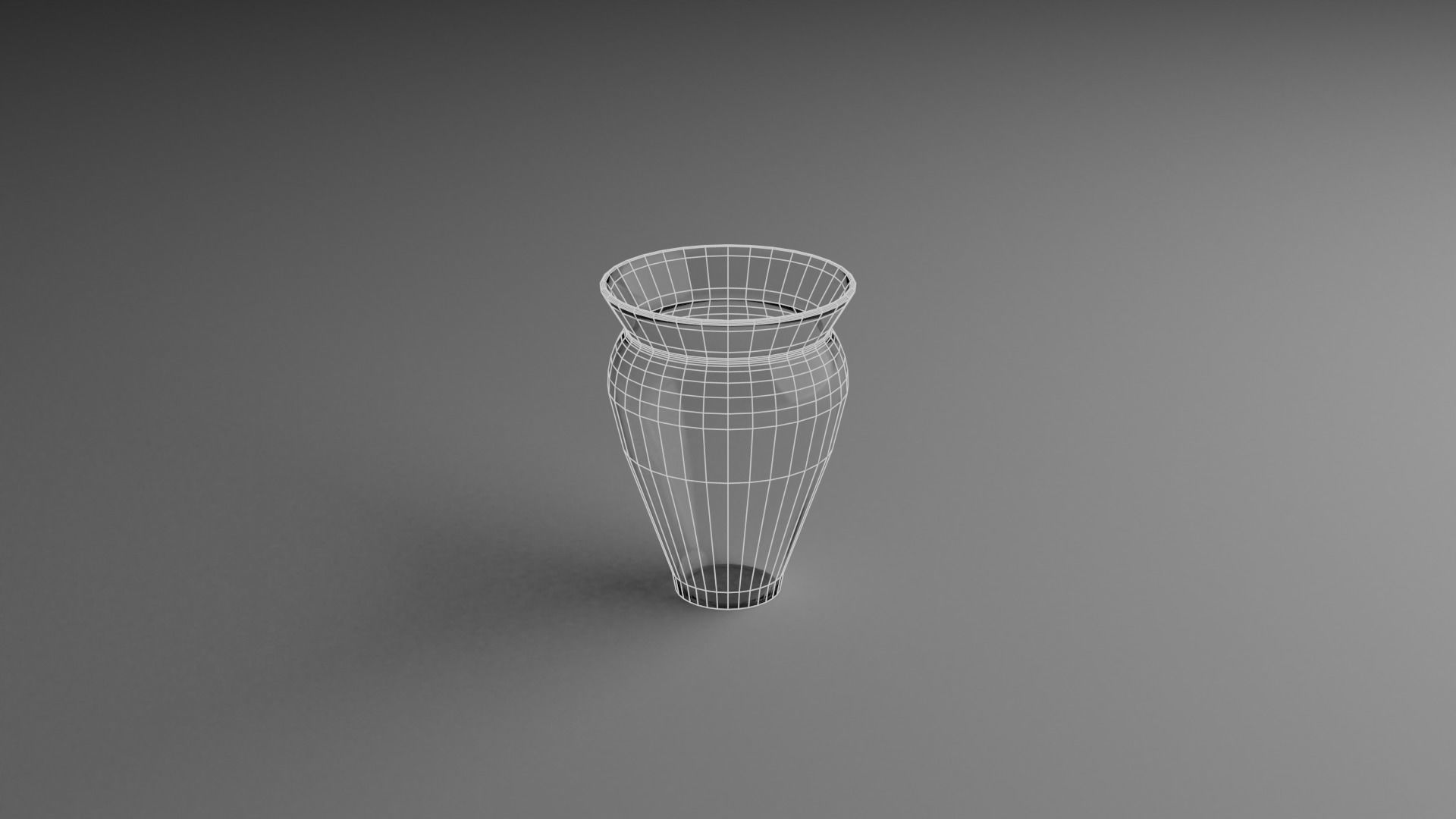 Glass Vase Low Poly Free low-poly 3D model_1