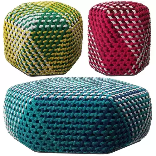 Tramae Pouf By BandB Italia 3D model