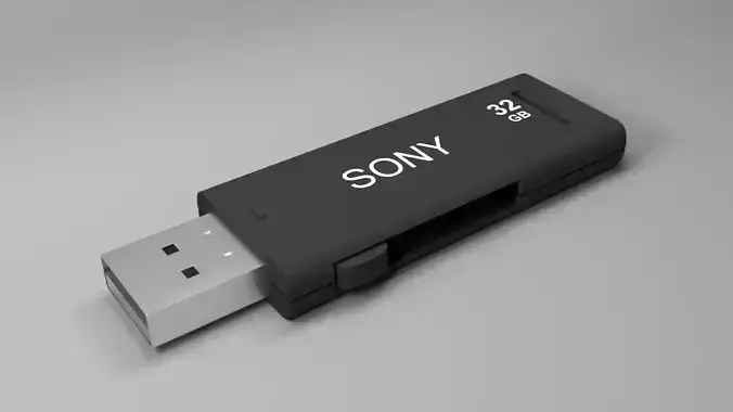 USB pendrive  3D print model