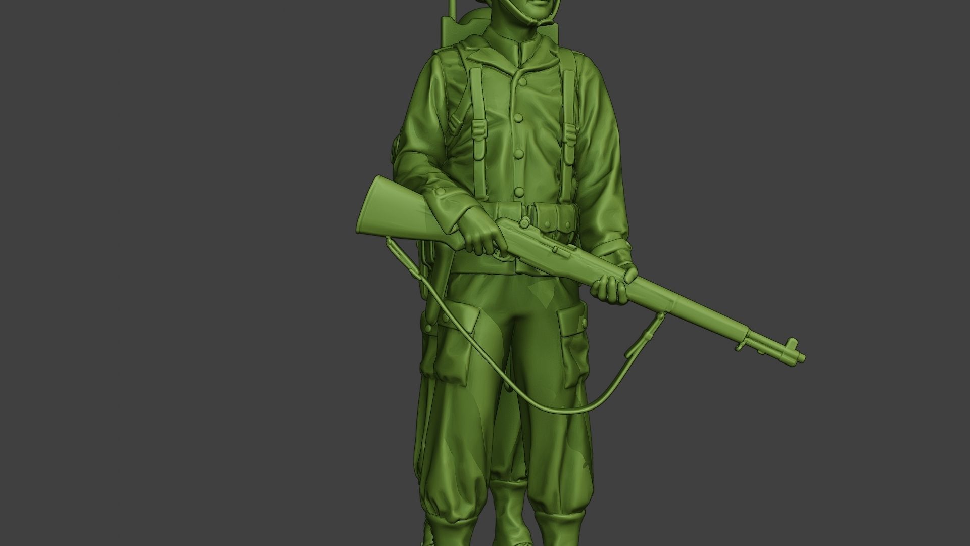 American engineer soldiers ww2 SCR-300 A9 3D print model_27