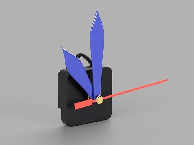 mecanism clock 56 X 56 X 16 mm  3D model