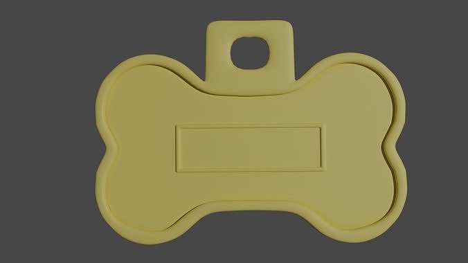 Pet nametag  3D print model