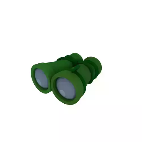 Bamboo binoculars 3D model