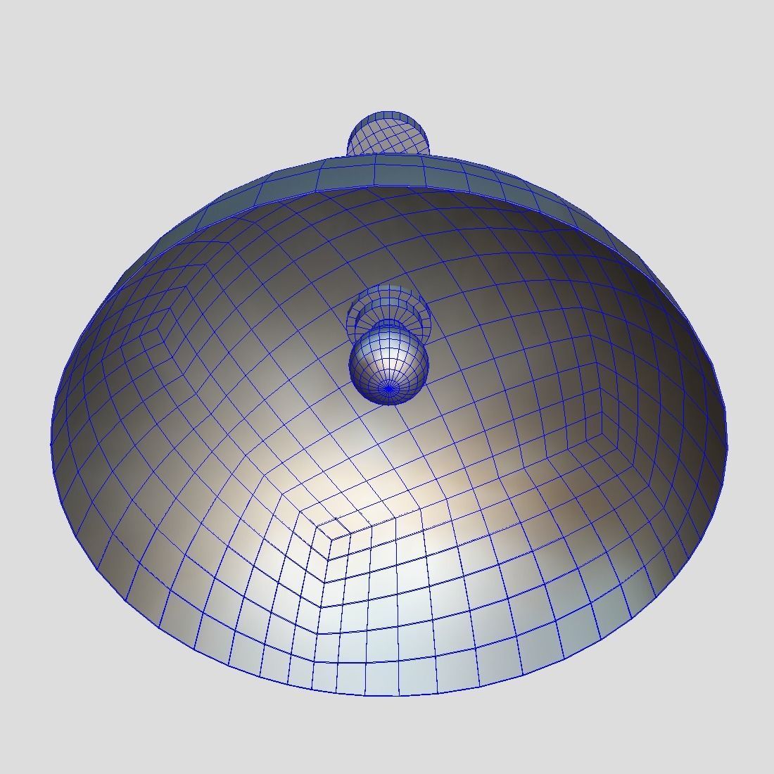 Ceiling Lamp 3 Low-poly 3D model_11