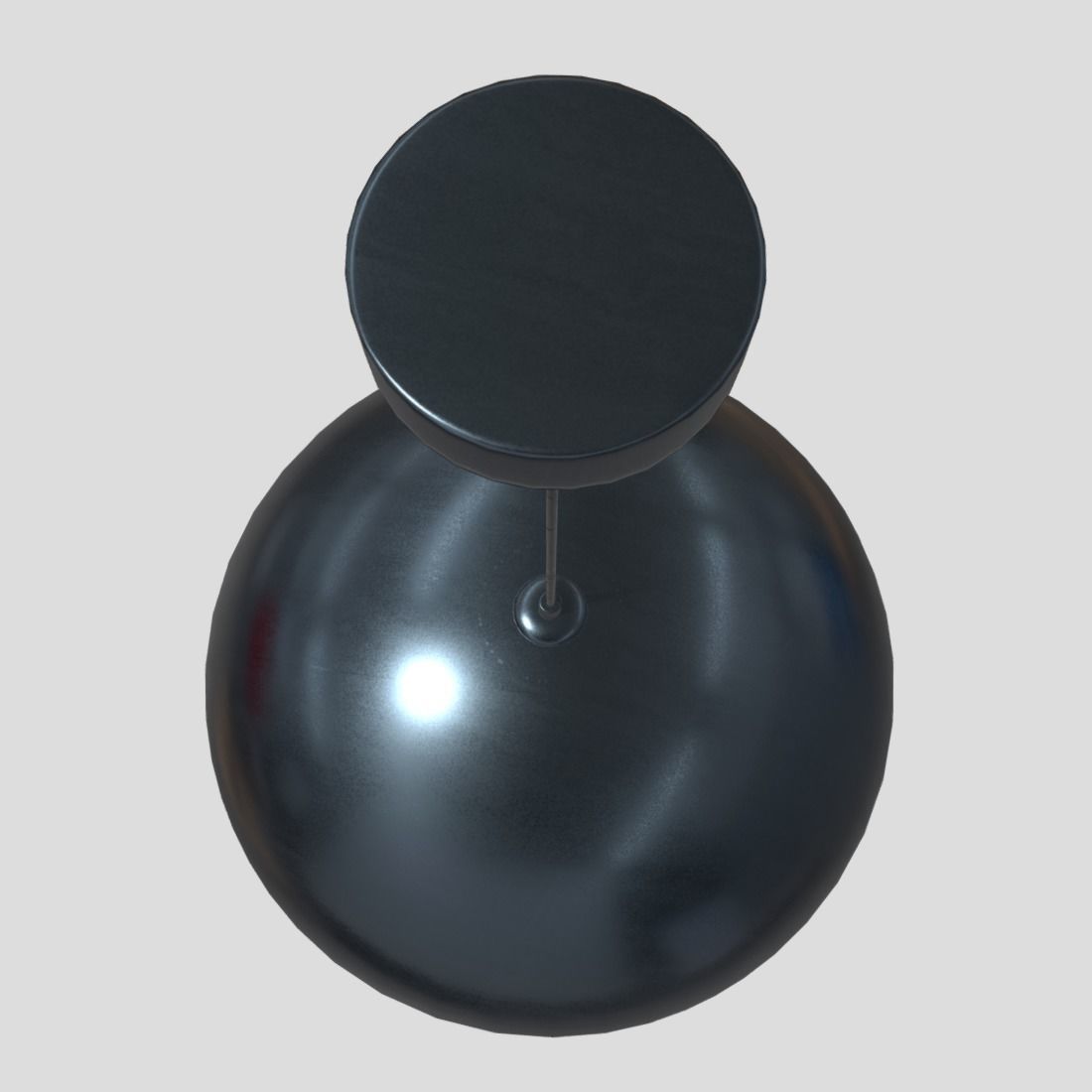 Ceiling Lamp 3 Low-poly 3D model_6