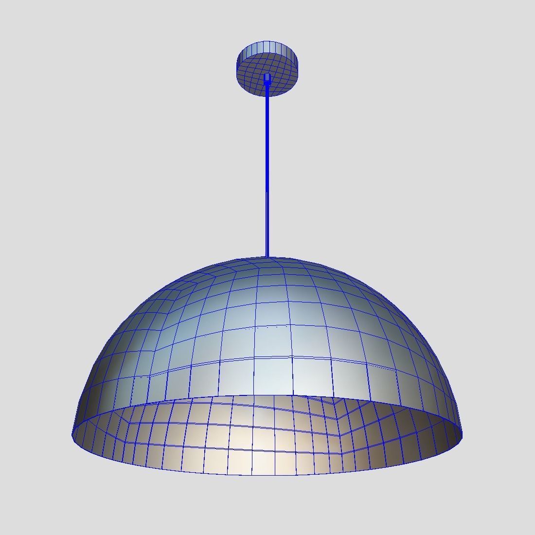 Ceiling Lamp 3 Low-poly 3D model_1