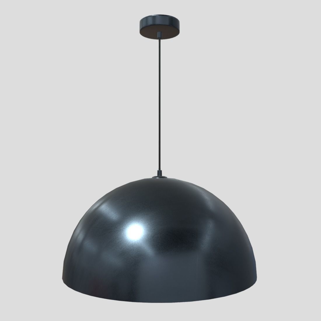 Ceiling Lamp 3 Low-poly 3D model_2