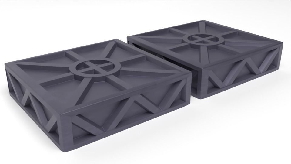 Star Wars Imperial Crate 1-18 scale Kenner Hasbro Free 3D print model_4